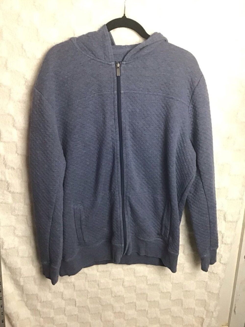 UGG Mens Blue  Hoodie Zipper Beach Dress Hood Shirt Sweater  Size XL